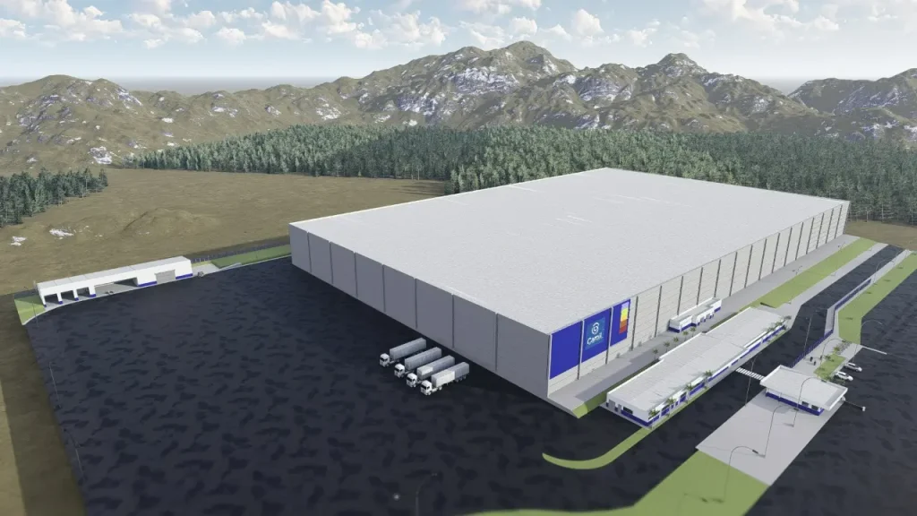 Imagem do projeto 3D para a Camil alimentos