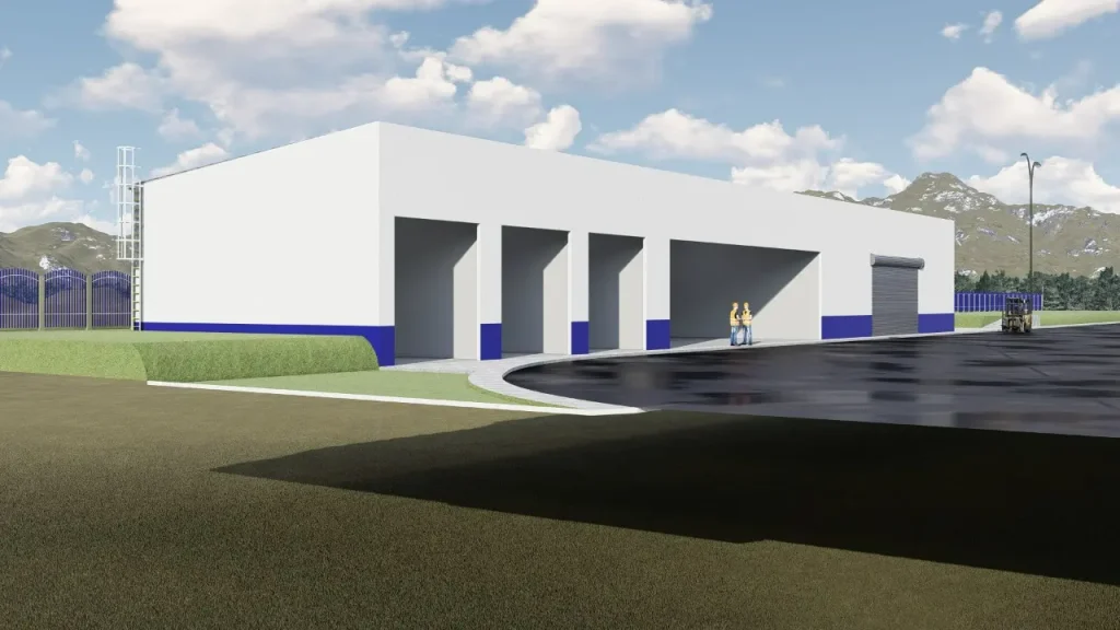 Imagem do projeto 3D para a Camil alimentos