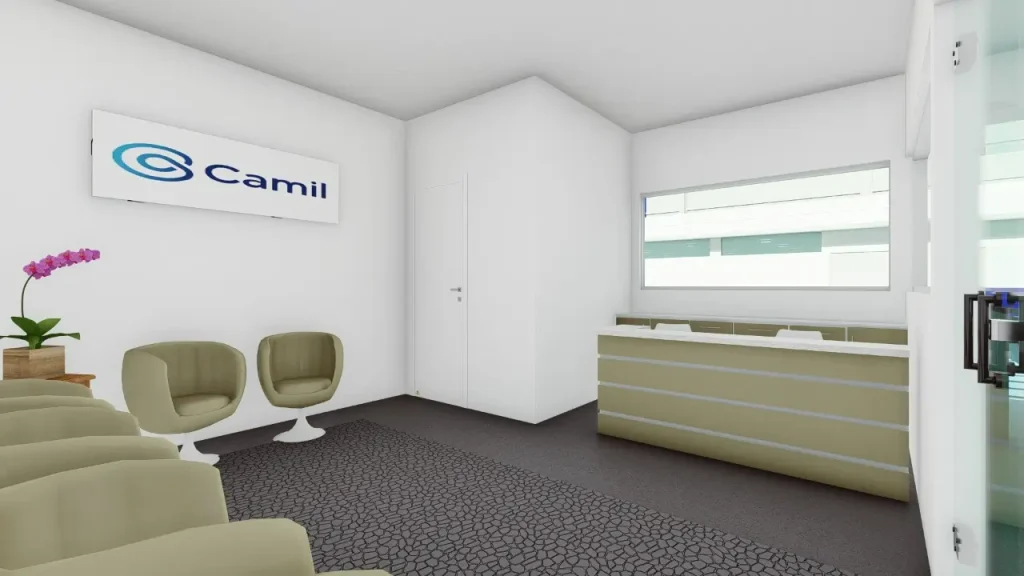 Imagem do projeto 3D para a Camil alimentos