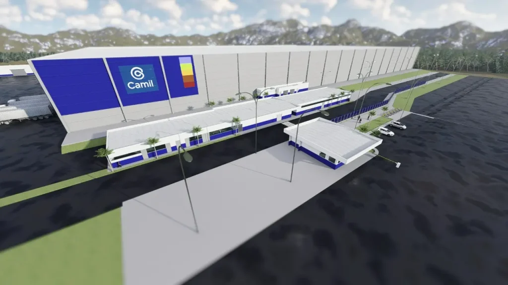 Imagem do projeto 3D para a Camil alimentos