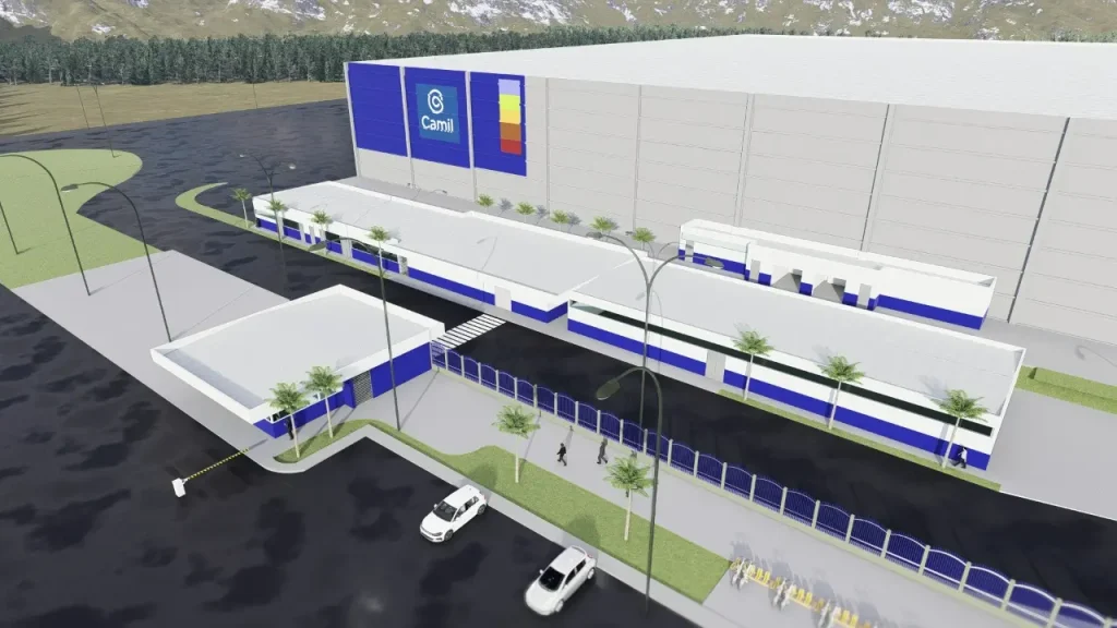 Imagem do projeto 3D para a Camil alimentos