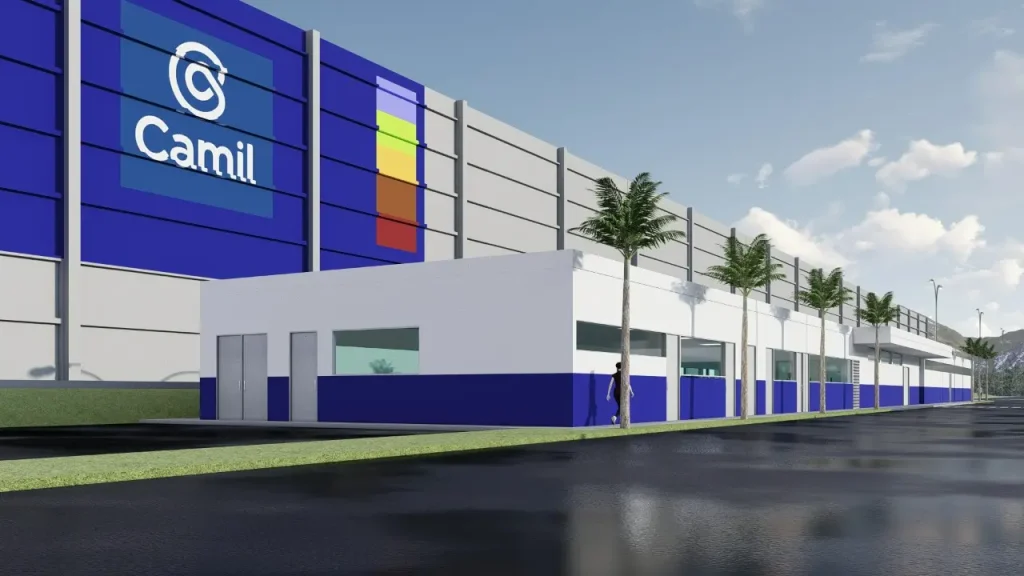 Imagem do projeto 3D para a Camil alimentos