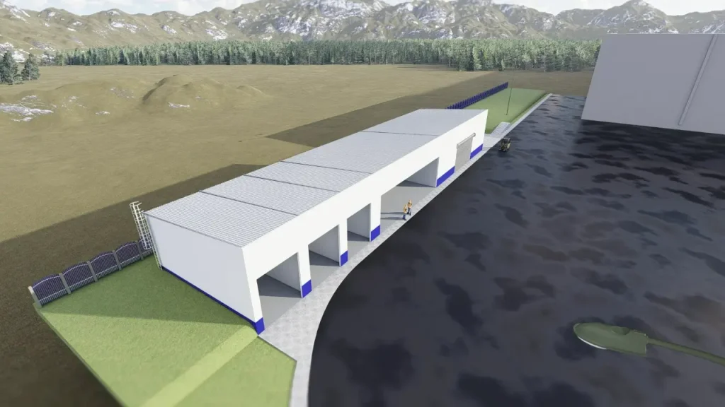 Imagem do projeto 3D para a Camil alimentos