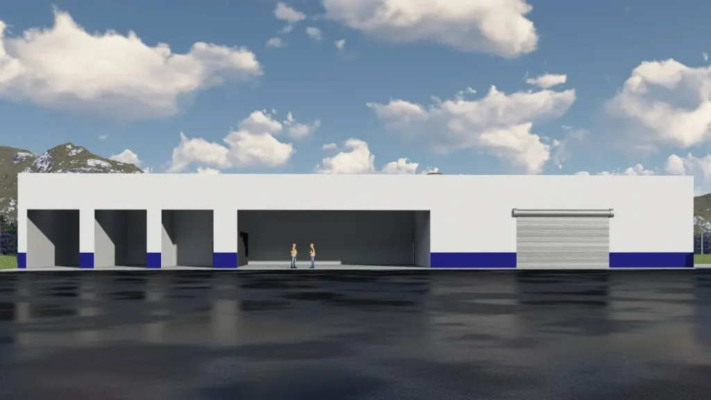 Imagem do projeto 3D para a Camil alimentos