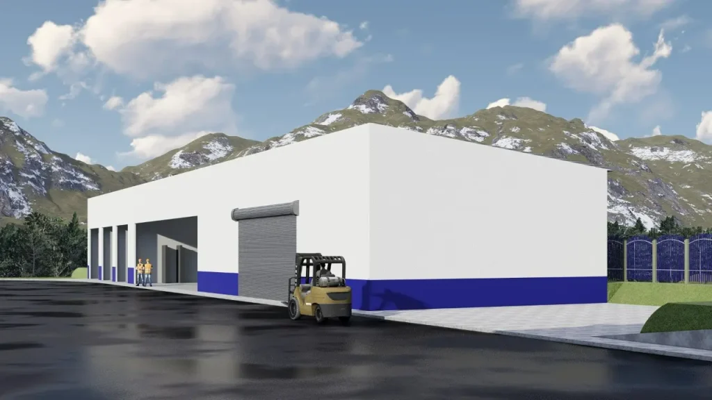 Imagem do projeto 3D para a Camil alimentos