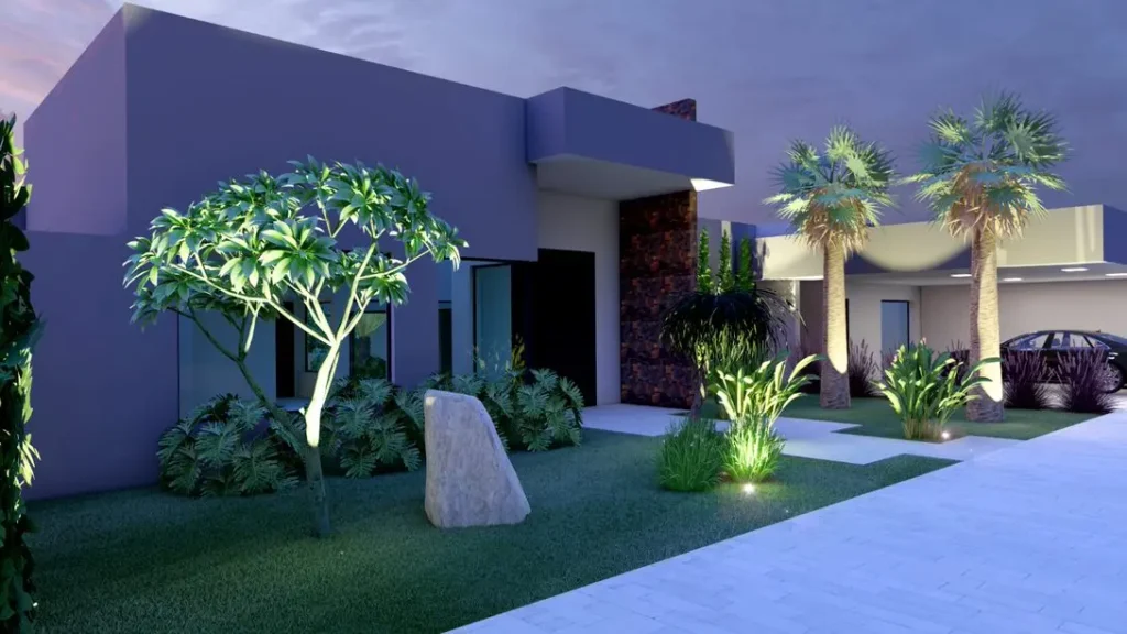 Projeto 3D residencial em condomínio