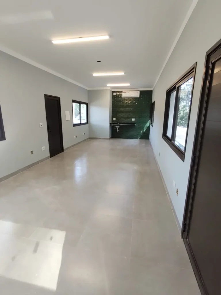 Obra da portaria do Santa Clara Eco Resort