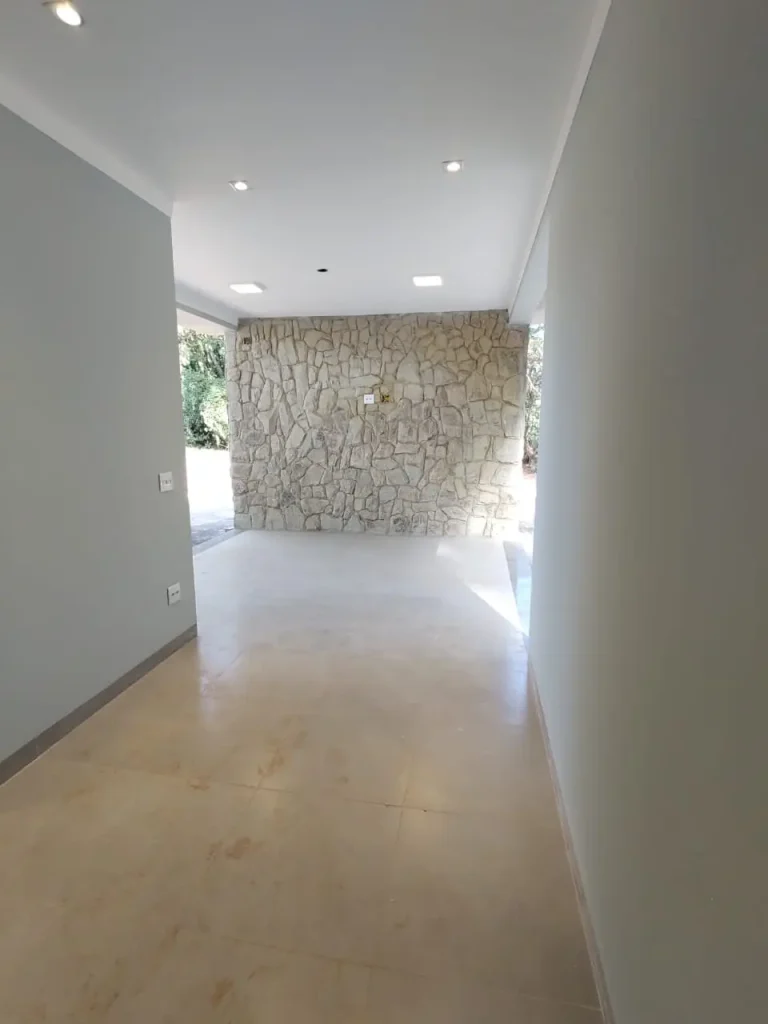 Obra da portaria do Santa Clara Eco Resort