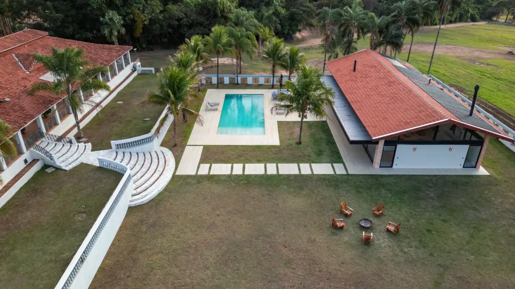 Área de lazer de um Haras em Brotas - SP