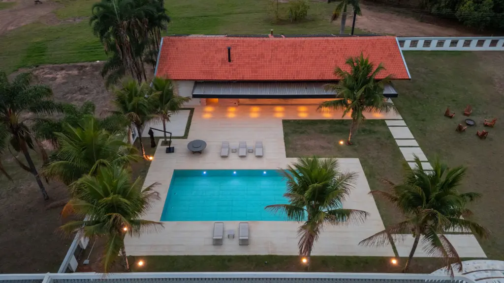 Área de lazer de um Haras em Brotas - SP