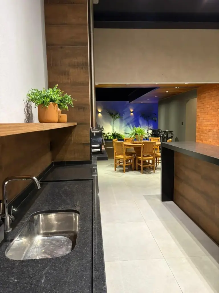 Espaço ACASI - Área da churrasqueira